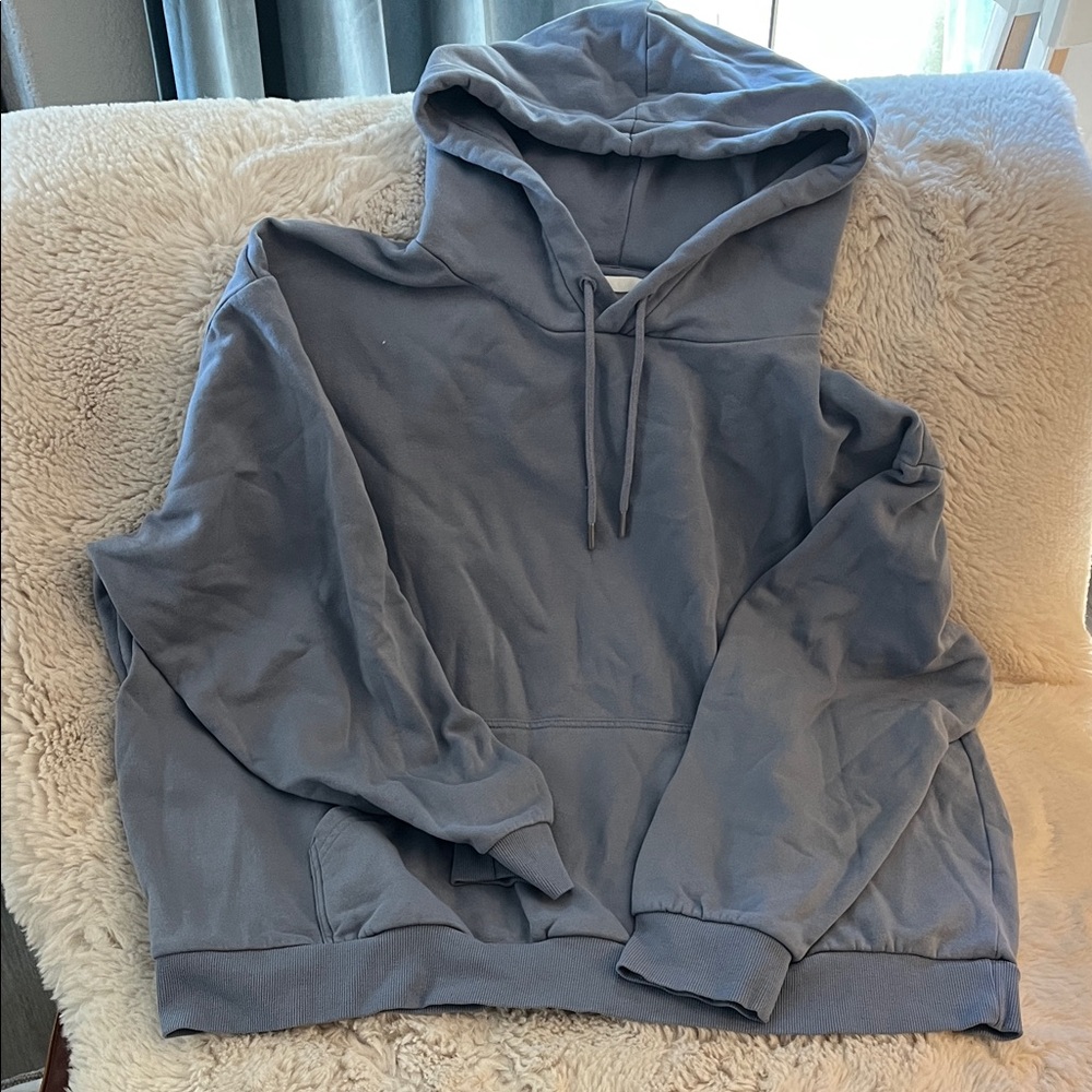 H&M women’s Blue Hoodie Sweatshirt